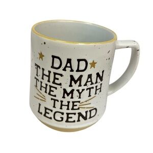 Legendary Dad Mug with Gold Accents